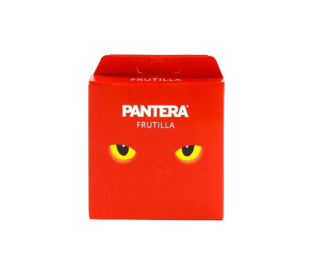 PANTERA CONDONES 3 UNID.FRUTILLA ROJA