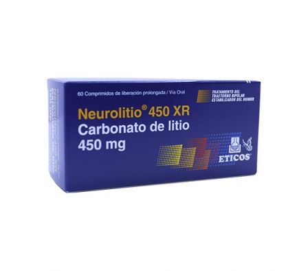 NEUROLITIO XR 450MG COMP. CAJA X 60