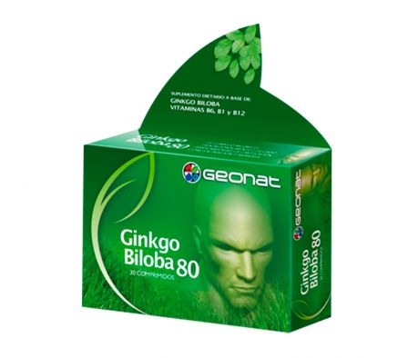 GINKGO BILOBA DIATES 80MG COMP. CAJA X 30