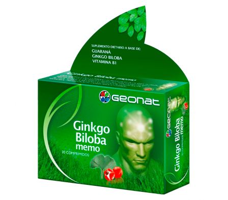 GINKGO BILOBA DIATES MEMO COMP. CAJA X 30