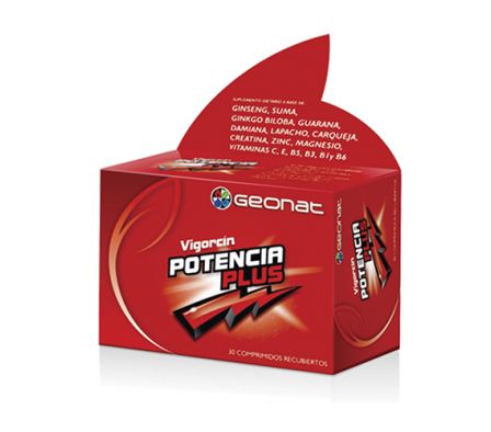 VIGORCIN POTENCIA PLUS 30MG COMP. CAJA X 30