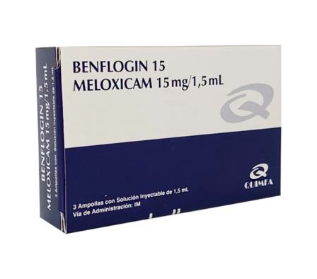 BENFLOGIN 15MG ENDOV AMPOLLA X 3 X 1.5ML
