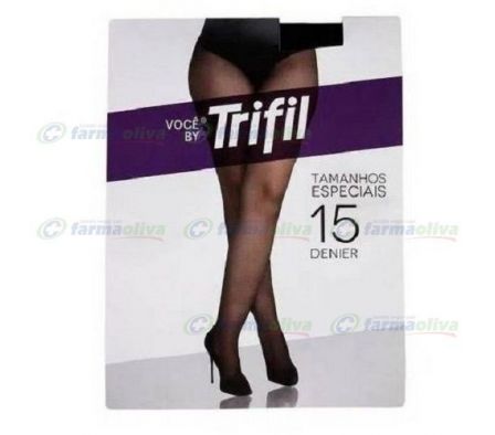 Media Fina Trifil Negro XXXG