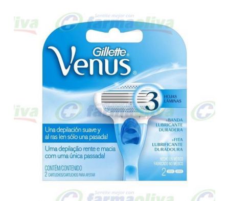 GILLETTE RPTO.VENUS 3X2 CARTUCHOS R.2477