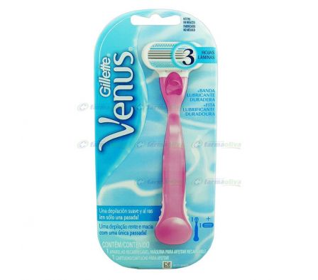 GILLETTE MAQUINA DE AFEITAR VENUS ROSADA