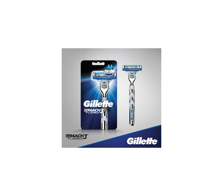 GILLETTE MAQ.MACH 3 TURBO PLATA REF.4515