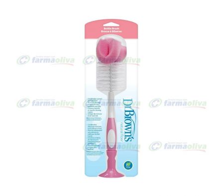 DR BROWNS CEPILLO DE LIMPIEZA  PARA BIBERONES ROSA R AC026
