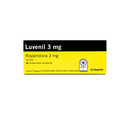 LUVENIL 3MG T-REC CAJA X 30