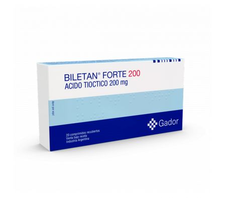 BILETAN FORTE 200MG CO-RV CAJA X 20