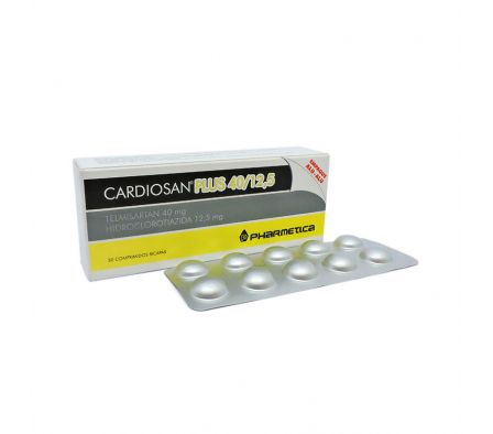 CARDIOSAN PLUS 40/12.5MG COMP. CAJA X 30