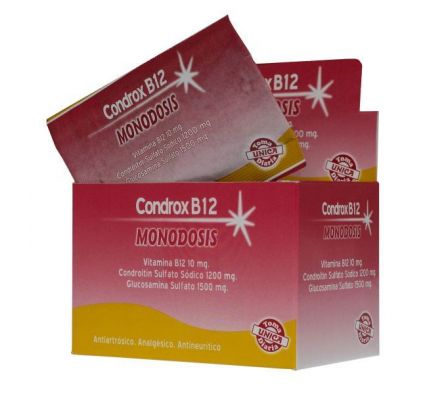CONDROX B12 MONODOSIS 1200MG PO-GR SOBRE X 10