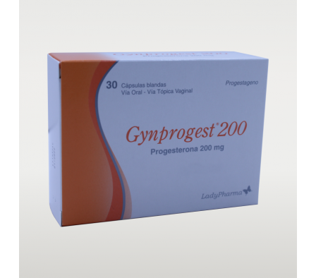 GYNPROGEST 200MG CAP-B CAJA X 30