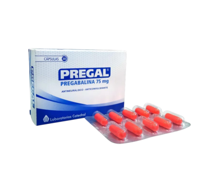 PREGAL 75MG CAPS CAJA X 30