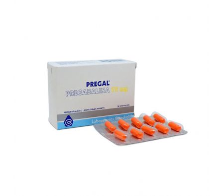 PREGAL 75MG CAPS CAJA X 30