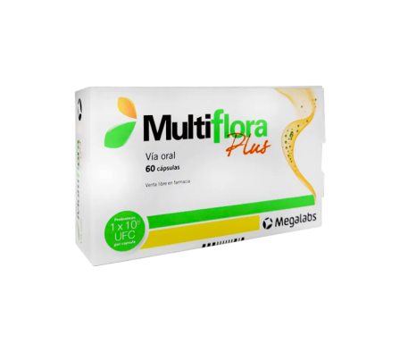 MULTIFLORA PLUS 10MG CAPS CAJA X 60