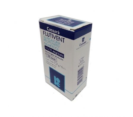 FLUTIVENT 125 MG AEROSOL X 120 DOSIS