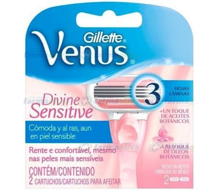 GILLETTE VENUS RPTO.DIVINE SENSIT.X 2 R.5905