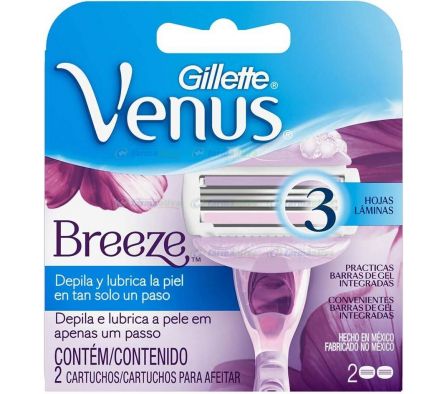 GILLETTE VENUS RPTO.BREEZE X 2 R.5899