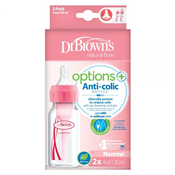 DR BROWNS BIBERON OPTIONS ROSA 120ML