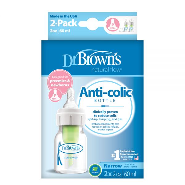 DR BROWNS BIBERON ANTICOLICO 60 ML - PARA BEBES PREMATUROS