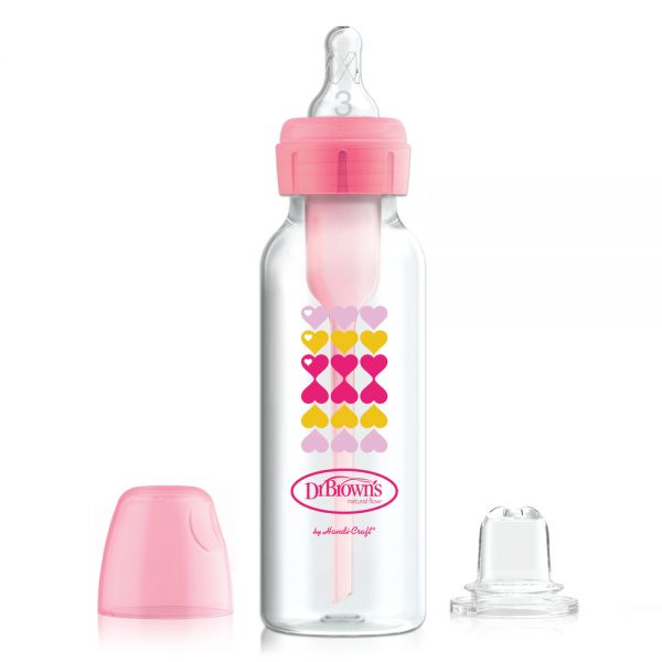 DR BROWNS BIBERON TRANSICION ROSA 250ML