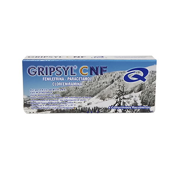 GRIPSYL C NF BLISTER X 4 COMPRIMIDOS