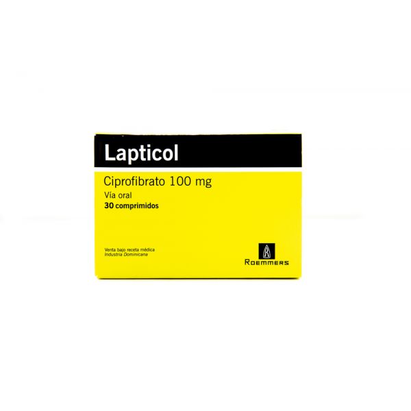 LAPTICOL 100MG TABL. CAJA X 30
