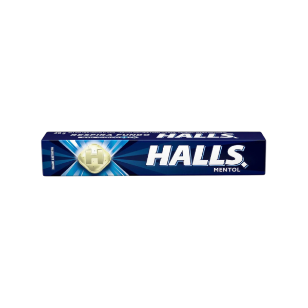 HALLS CARAMELOS LYPTUS SABOR MENTOL 34G