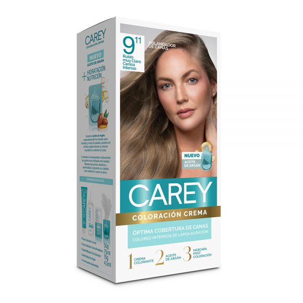 CAREY KIT RUBIO MUY CLARO CENIZA INTENSO 9.11