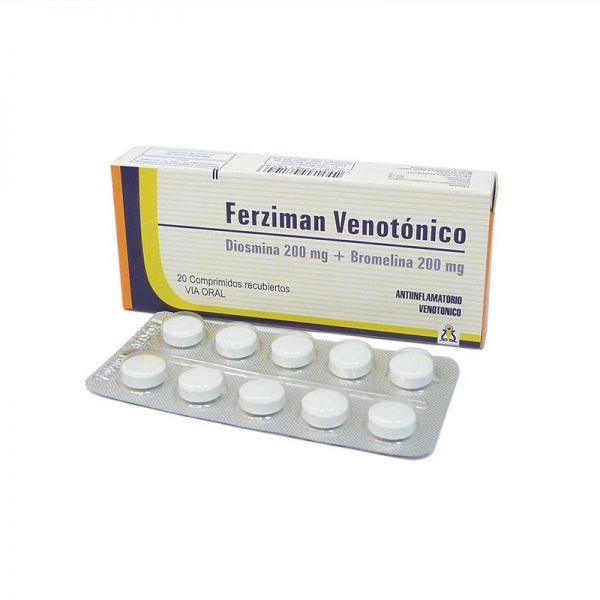 FERZIMAN VENOTONICO 2.5MG TABL. CAJA X 20