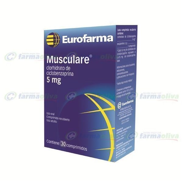 MUSCULARE 5MG CO-RV CAJA X 30