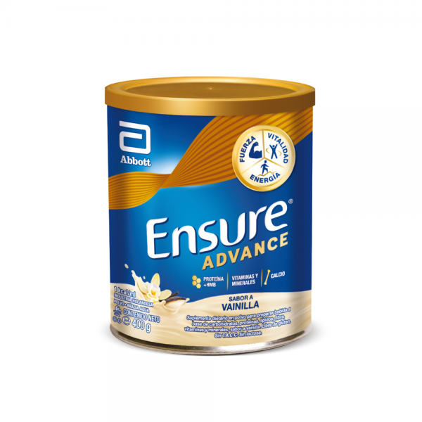 ENSURE ADVANCE VAINILLA PO-GR LATA X 400GR