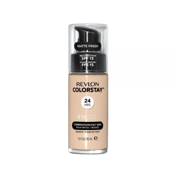 Base Líquida Revlon ColorStay Matte Finish FPS 15 Tono110 - 30 ML