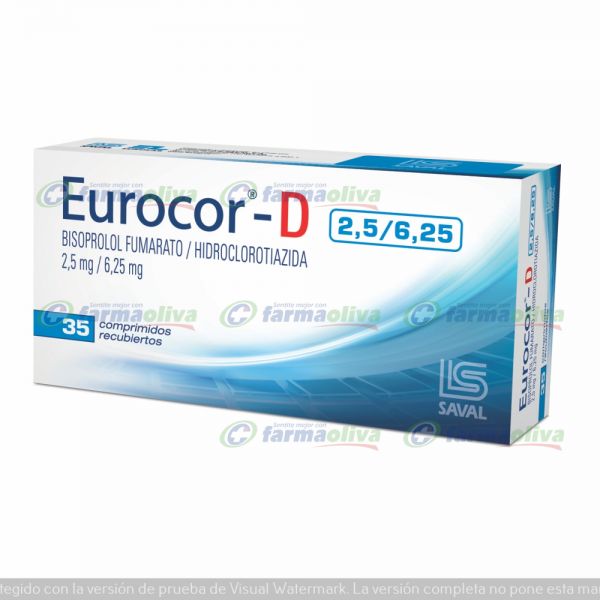 EUROCOR D 2.5/6.25MG CO-RV CAJA X 35