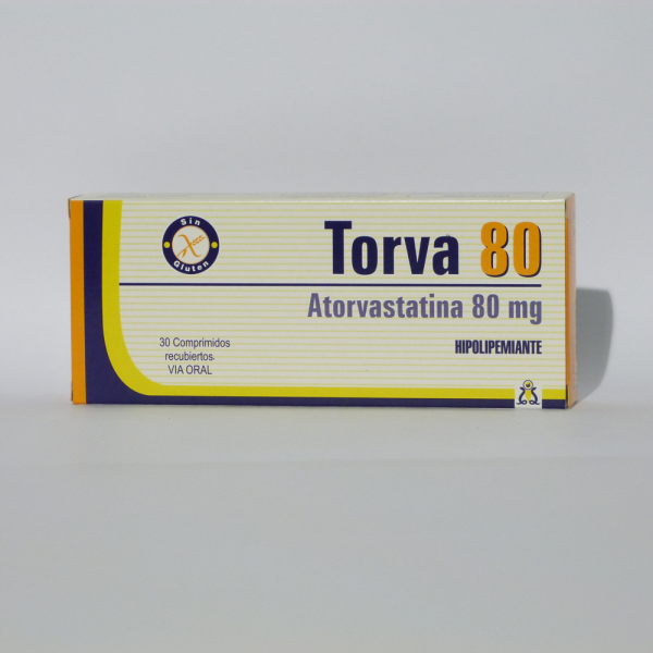 TORVA 80MG COMP. CAJA X 30