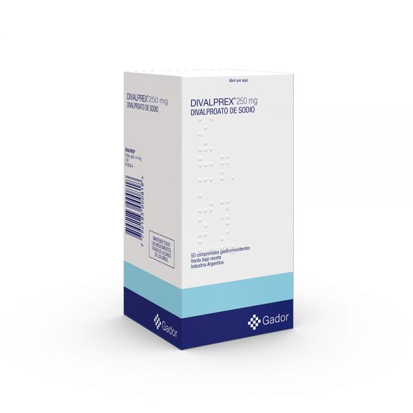 DIVALPREX 250MG CO-RV CAJA X 50