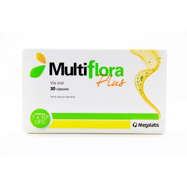MULTIFLORA PLUS 10MG CAPS CAJA X 30