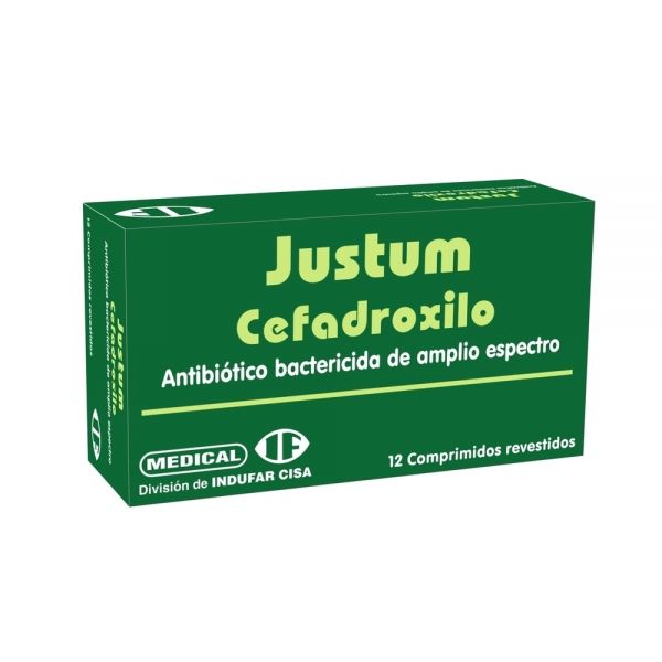 JUSTUM 500MG CO-RV CAJA X 12