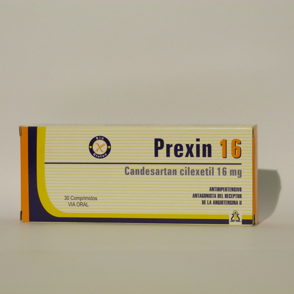 PREXIN 16MG TABL. CAJA X 30