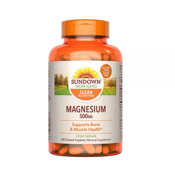 SUNDOWN MAGNESIO 500MG CAPS FRASCO X 180