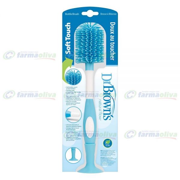 DR BROWNS CEPILLO DE LIMPIEZA PARA BIBERONES SUAVE AC055