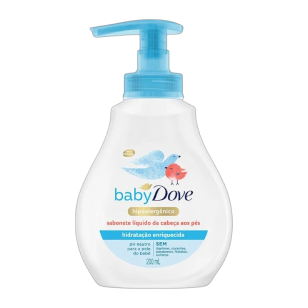 DOVE BABY JABON LIQUIDO HUMECTANTE 200ML.
