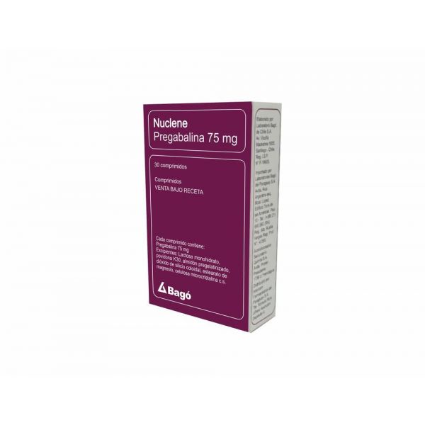 NUCLENE 75MG COMP. CAJA X 30