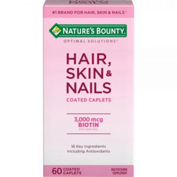 NATURES BOUNTY HAIR, SKIN & NAILS (caja de 60 comprimidos)