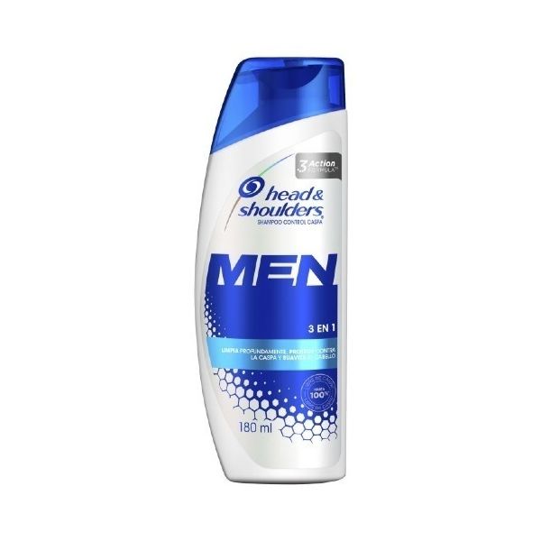 HEAD SHOULDERS SHAMPOO 3 EN 1 180ML PROTEJE SUAVISA