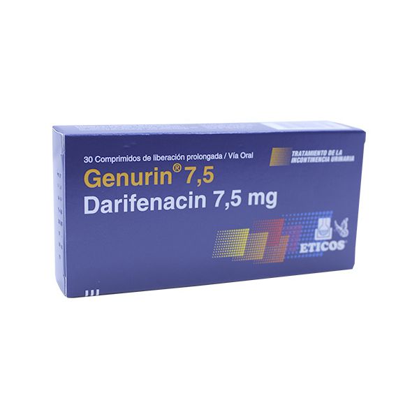 GENURIN LIBERACION PROLONGADA 7.5MG COMP. CAJA X 30
