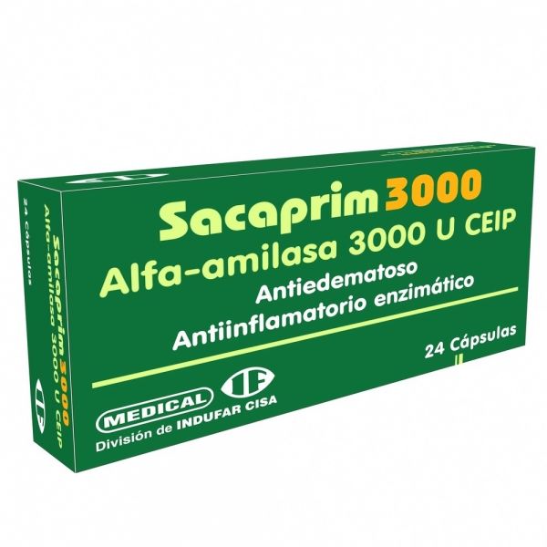 SACAPRIM 3000MG CAPS CAJA X 24