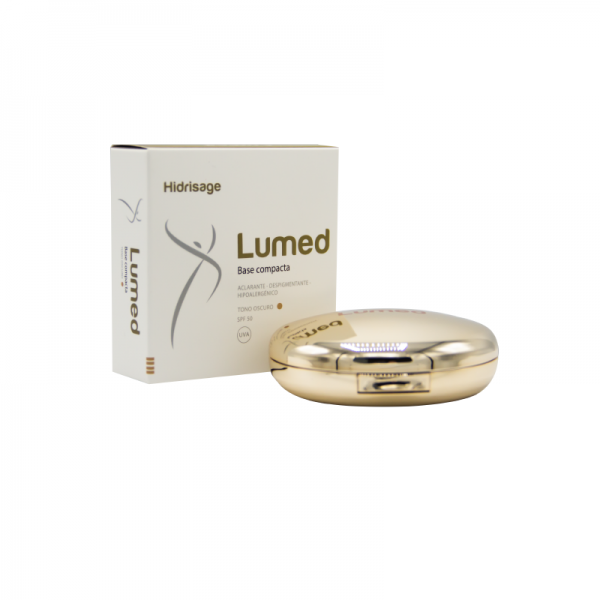 LUMED BASE COMPACTA TONO OSCURO GEL-D CAJA X 11GR