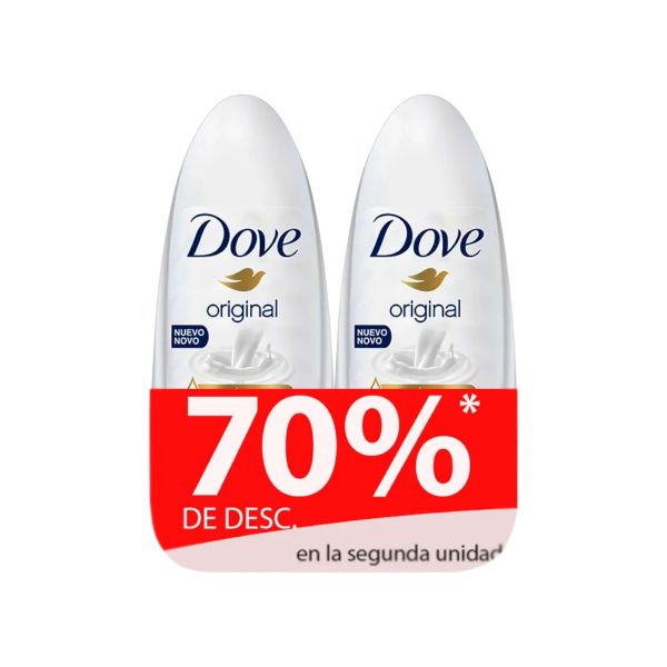 DOVE DEO ROLL ON ORIGINAL 2X50ML.R.1647