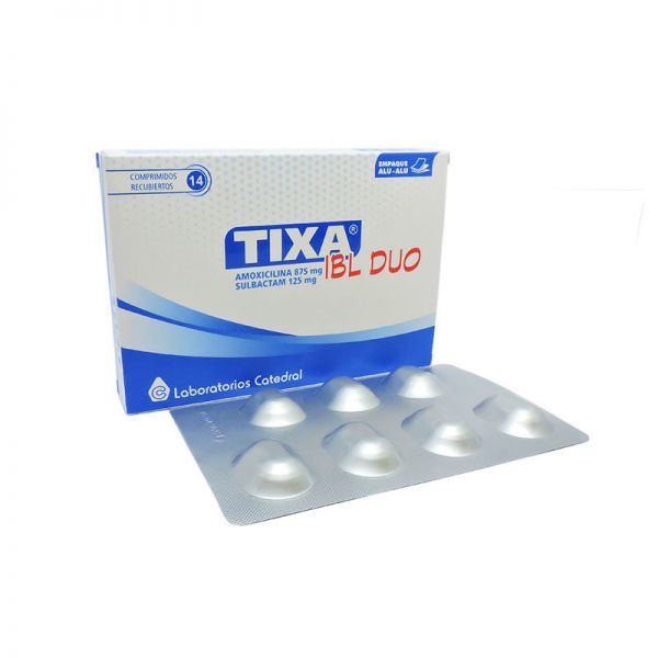 TIXA IBL DUO 875/125MG CO-RV CAJA X 14
